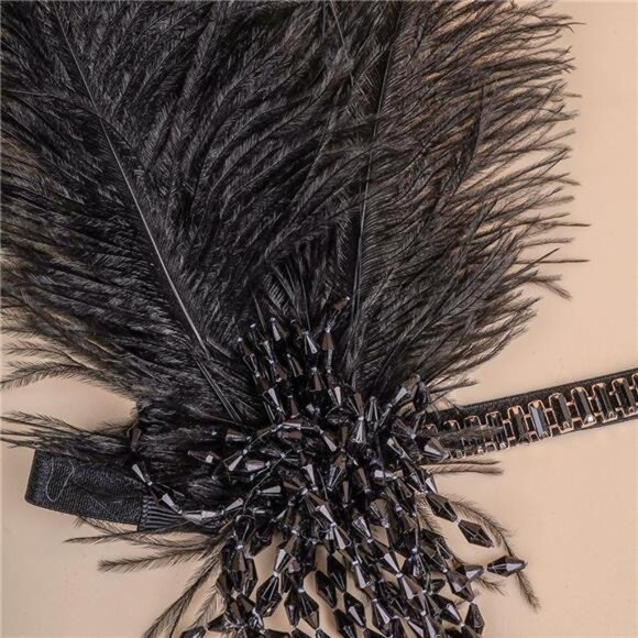 Tea Party Fascinators for Girls, Black2 - Picture 4 of 5